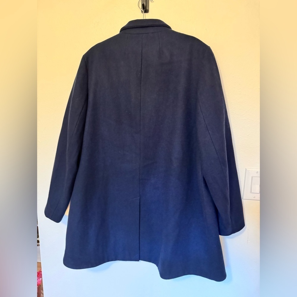 Universal Standard Beas Wool Peacoat Blue Plus 18 20 2X Business Casual EUC - Picture 8 of 9